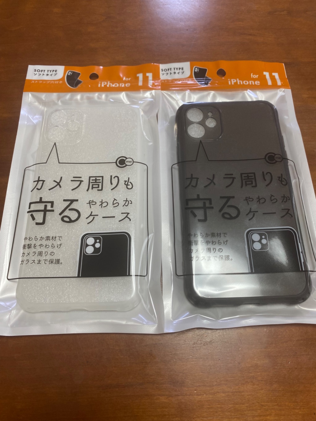 カメラ周りも守るやわらかケース セリア レビュー 1枚目