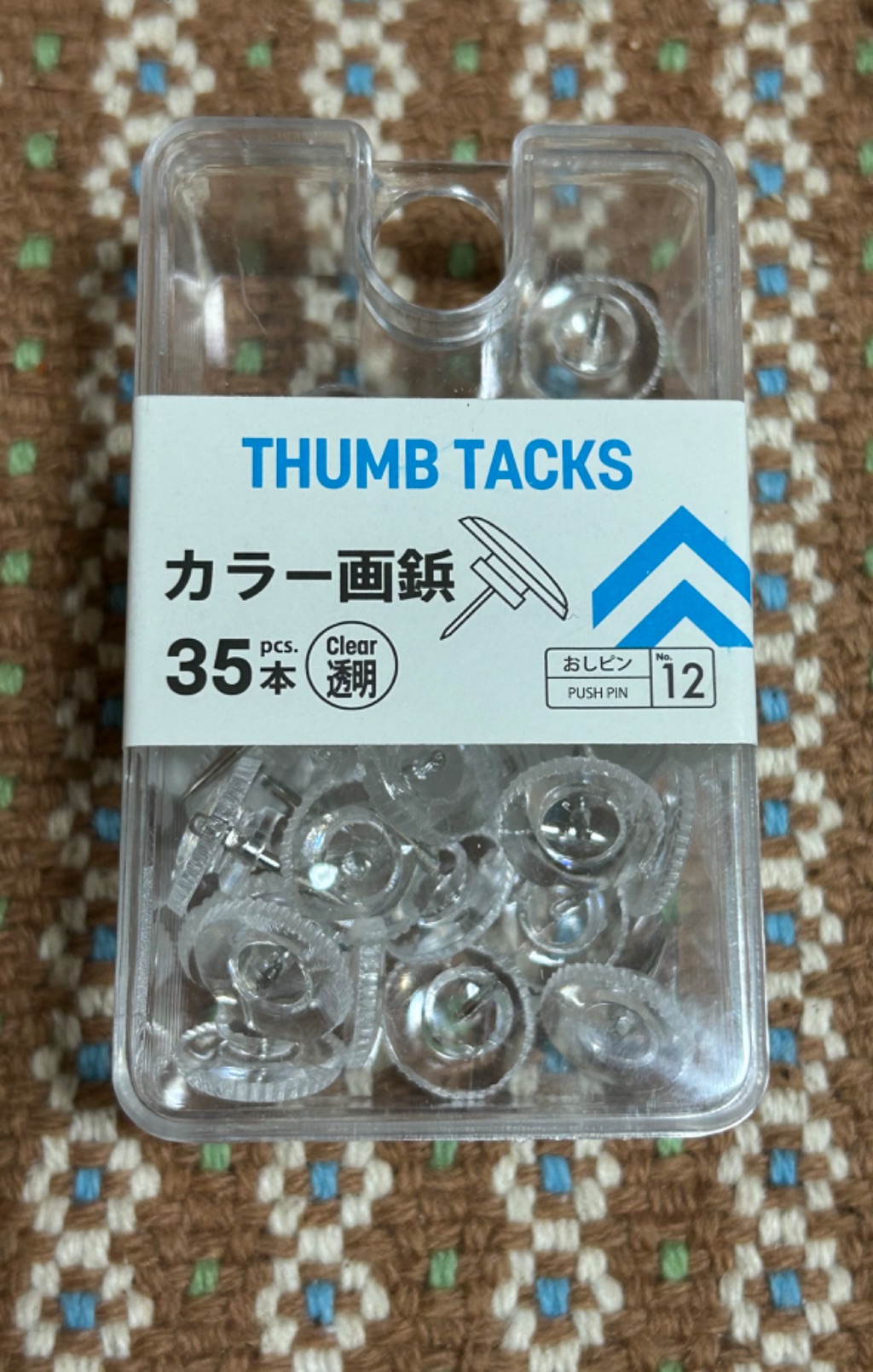 カラー画鋲 透明 ダイソー レビュー