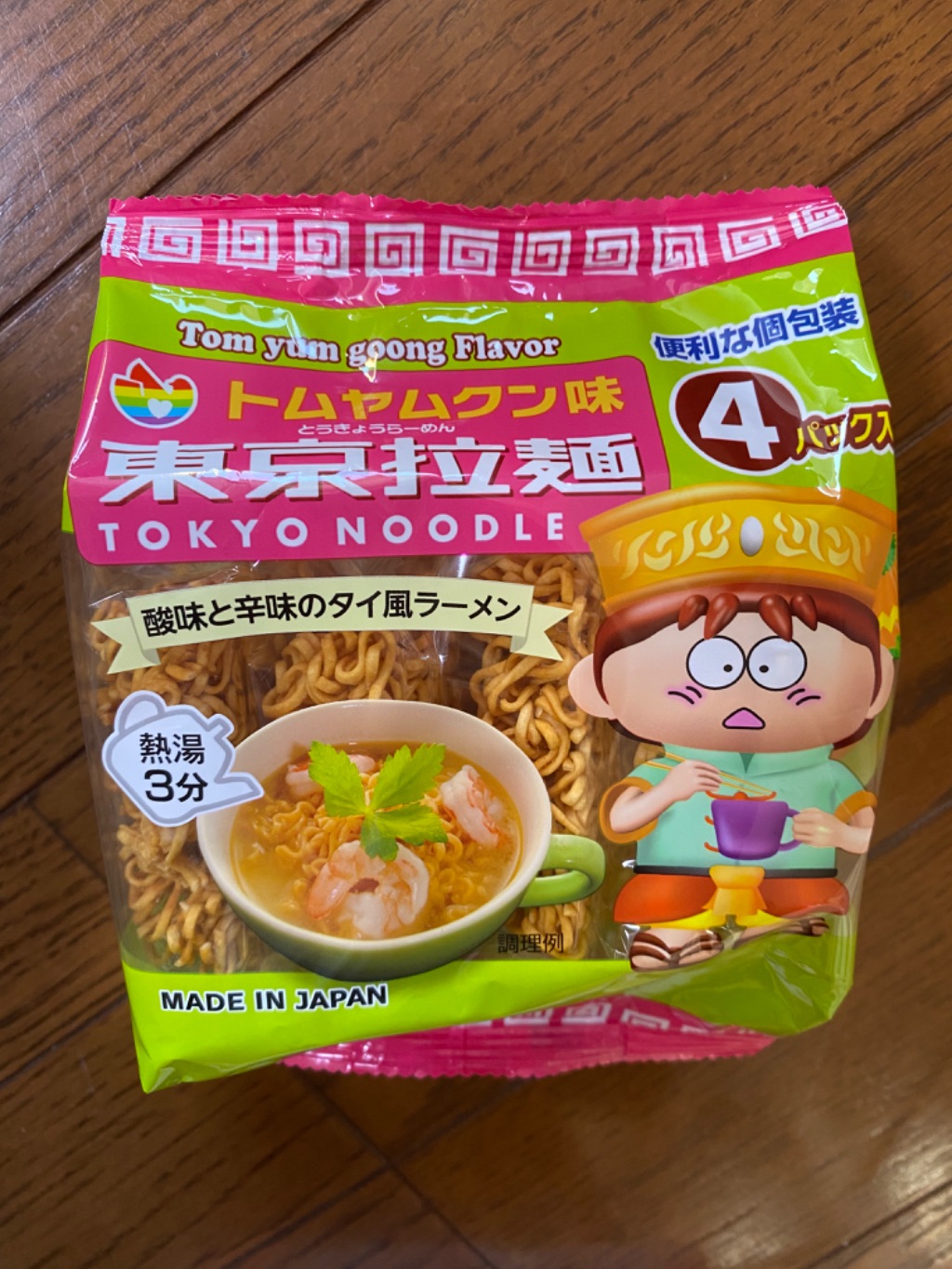 東京拉麺トムヤムクン味 ダイソー レビュー 1枚目