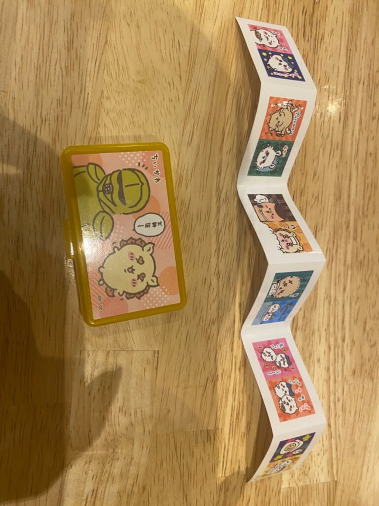 ちいかわケース＆シール セリア レビュー 2枚目