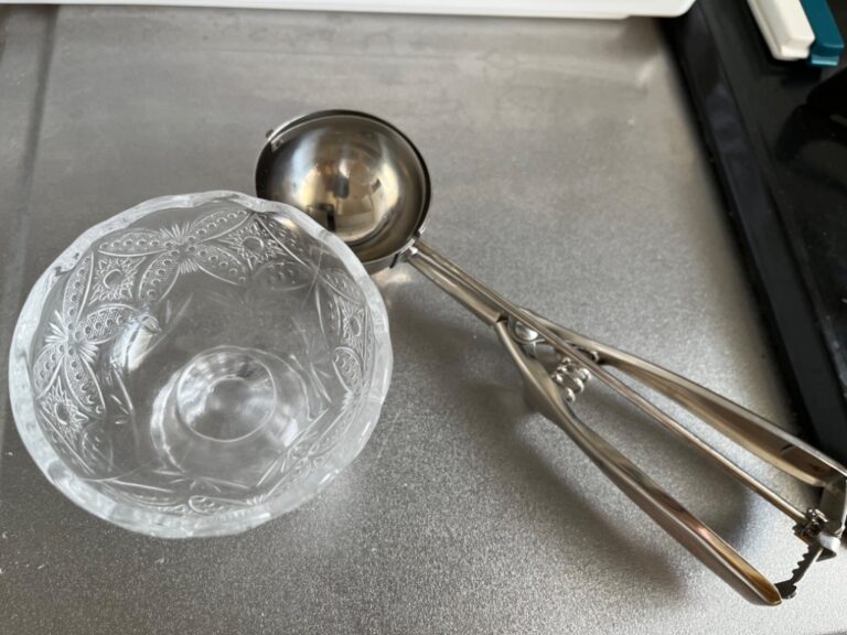 アイスクリームディッシャーとアイス容器 ダイソー レビュー
