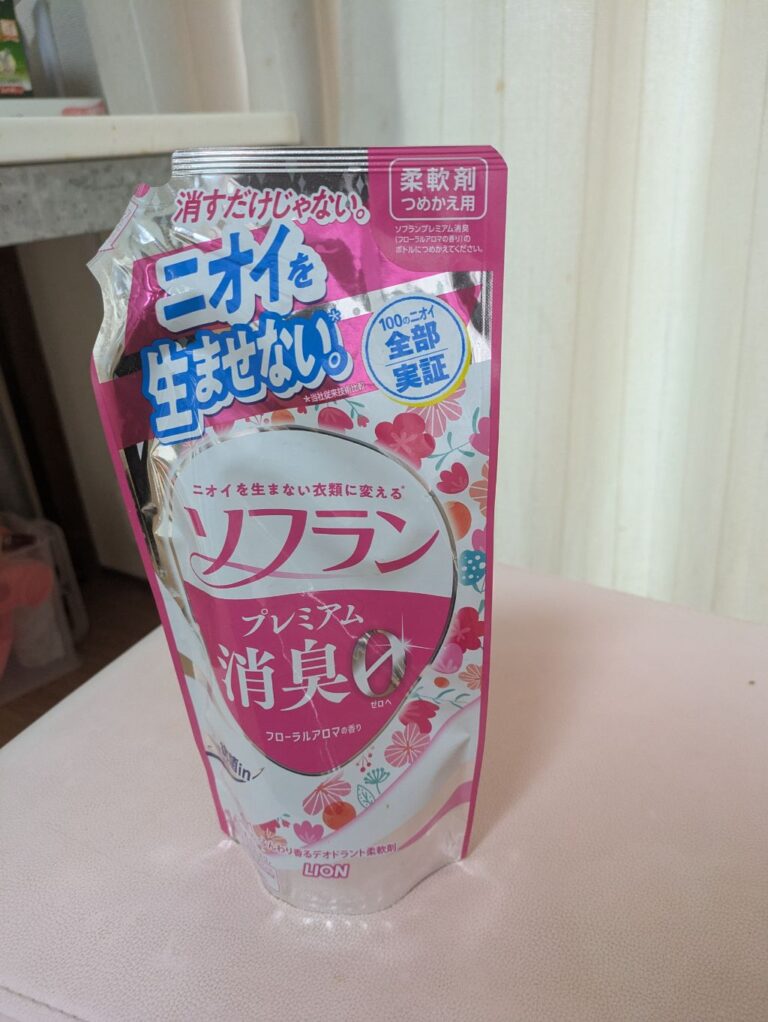 柔軟剤ソフランの100均売り場・口コミ写真