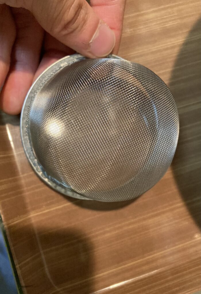 ワッツ 80号茶漉し コーヒー粉をふるいにかけるため