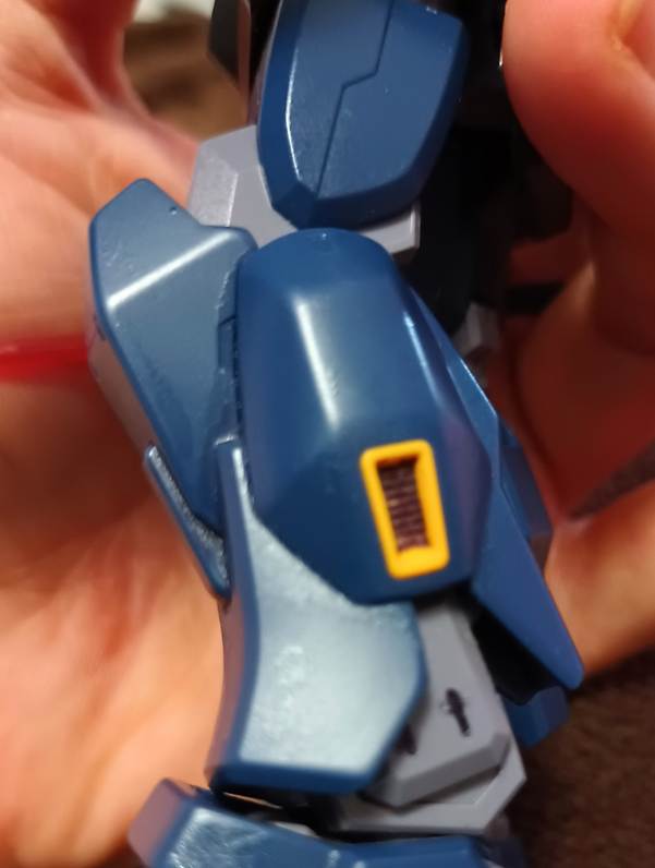 明るいパーツに塗ってみた