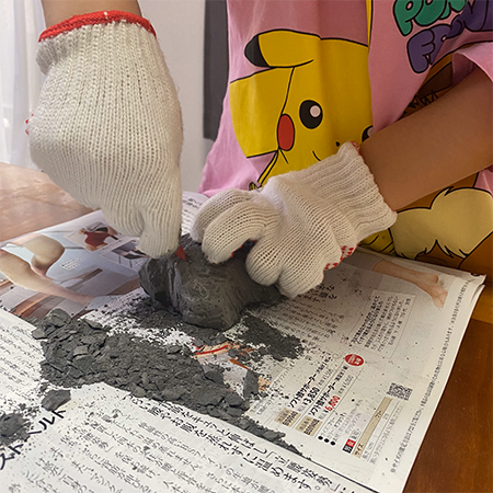 100均アイテムで発掘体験