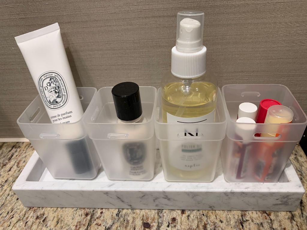 くつした整理カップ Can Do（キャンドゥ） を使った収納アイデア！コスメや電池入れに使ってみた