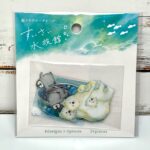 すいさい水族館フレークシール Can Do（キャンドゥ） 茶柱アザラシが可愛い