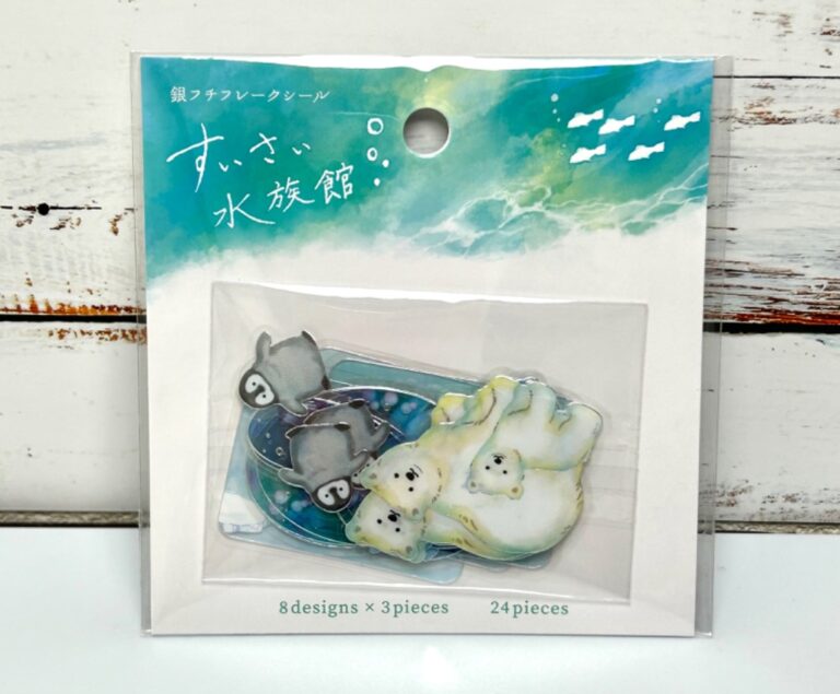 すいさい水族館フレークシール Can Do（キャンドゥ） レビュー 1枚目