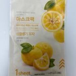 エッセンシャルシートマスク(柚子)  少しぴりぴりするけど普通に使える