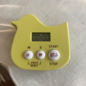 新しいキッチンタイマーとして購入