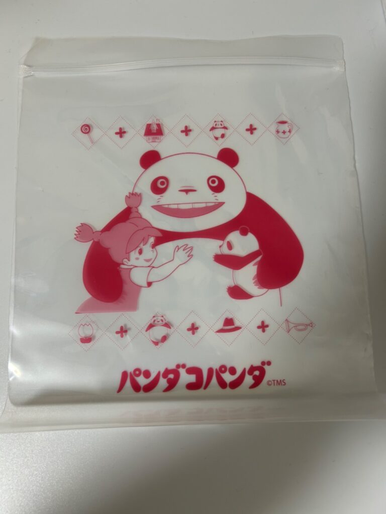 ジッパーバッグM パンダコパンダ illusie300（イルーシ） パンダコパンダ×illusie300