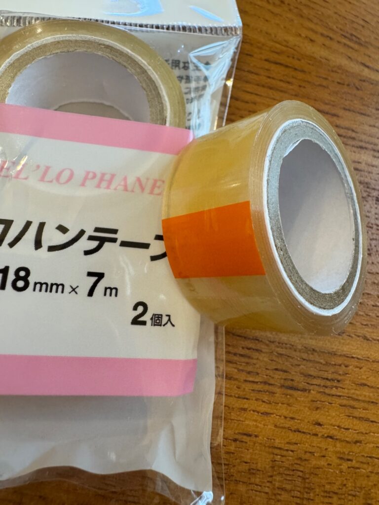 セロハンテープ Can Do（キャンドゥ） 娘の工作用