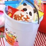バケツ ダイソー ハロウィンのお菓子入れに