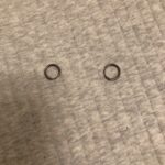 ピアス 3COINS（スリコ） 黒いピアスが欲しかったため。