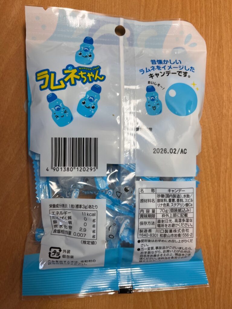 ラムネちゃん ダイソー 懐かしさ満点のキャンディ