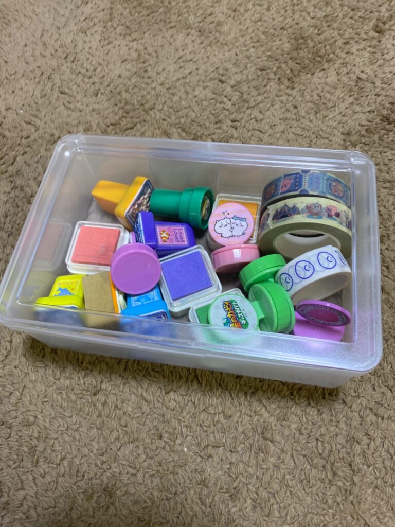 中が見えるBOX セリア 細々したものを見やすくスッキリ収納！