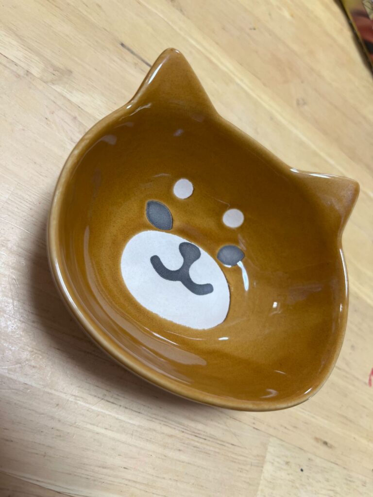 セリア 柴犬小皿 子どもも大好き♡かわいいお皿