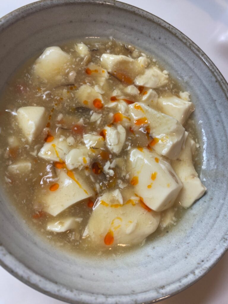 豆腐の鶏しおあんかけの素 ダイソー ゆずの風味がアクセント！