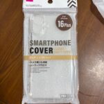 iPhone16Plusケース ダイソー 携帯保護の為購入