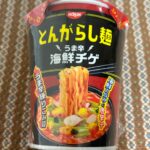 とんがらし麺 うま辛海鮮チゲ ダイソー うま辛で美味しい