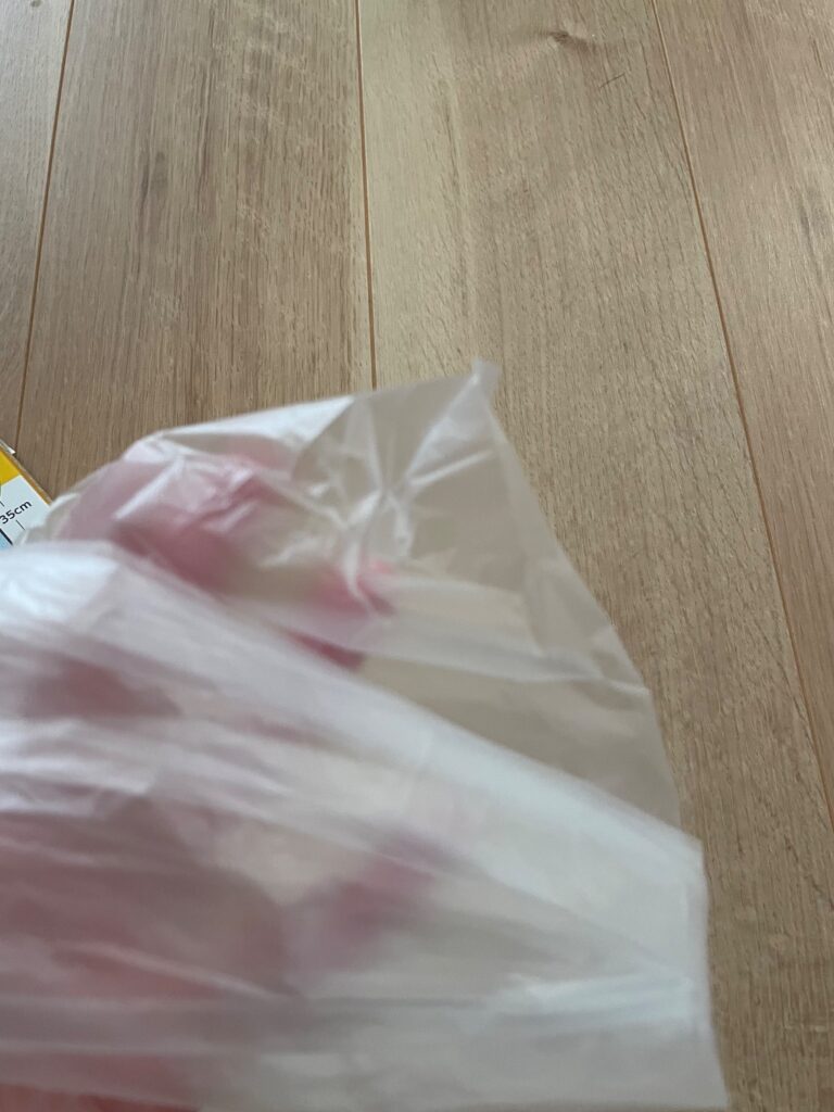 エンボスキッチンバック セリア レビュー 3枚目