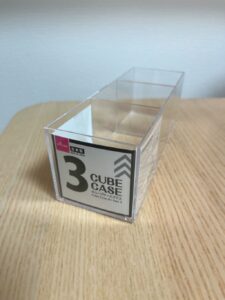 仕切りがあっておしゃれに収納！