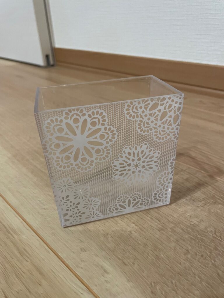 クリアピクチャーケース セリア メイク用品やペン入れへ！