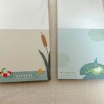 スクエアメモ かえるのくらし セリア ほっこりするメモ帳