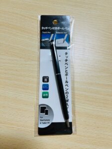 1本で「書く」も「タップ」も！
