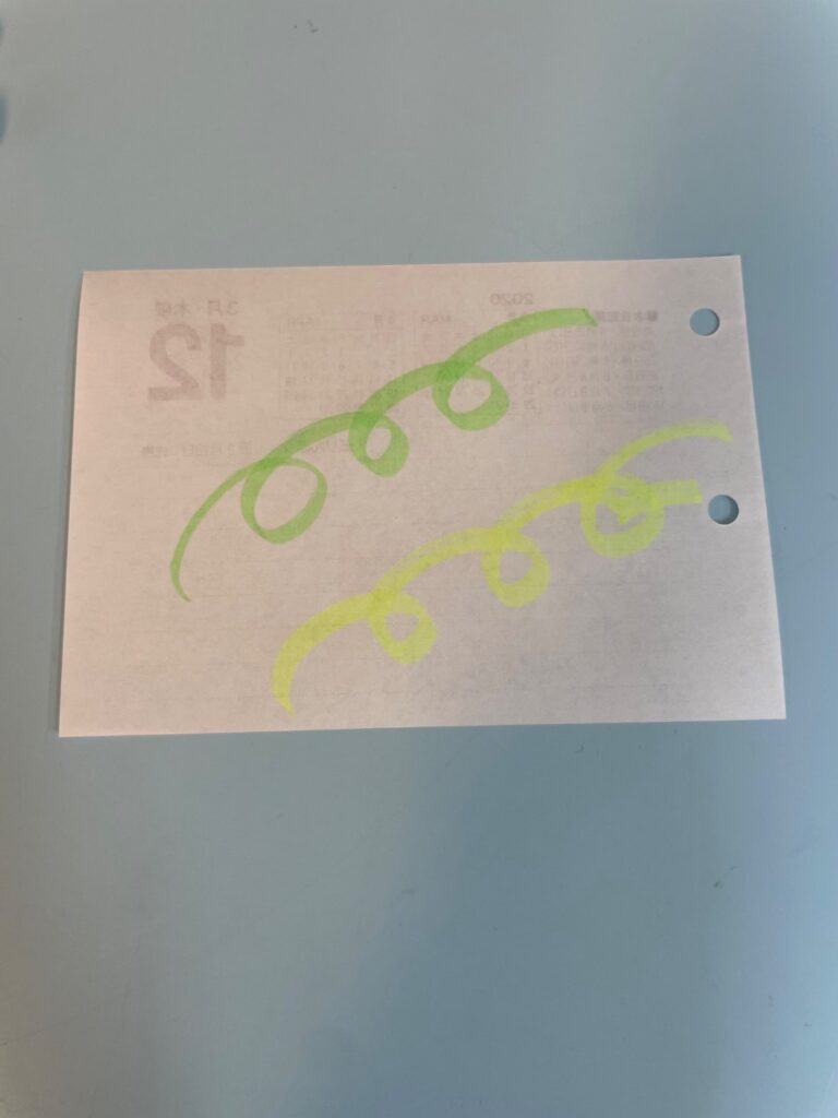 蛍光ペン6色入り セリア レビュー 3枚目