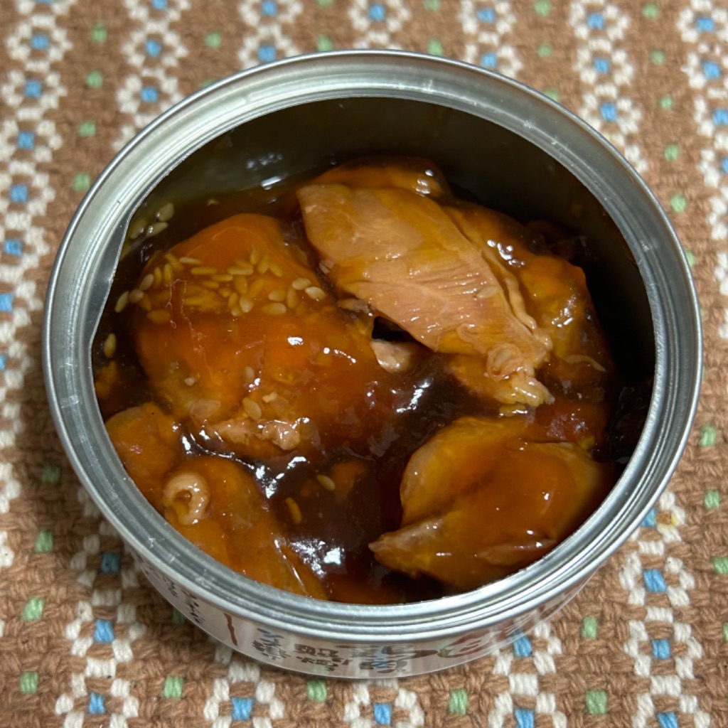 鶏肉の照り焼きソース掛け 缶詰  レビュー 3枚目