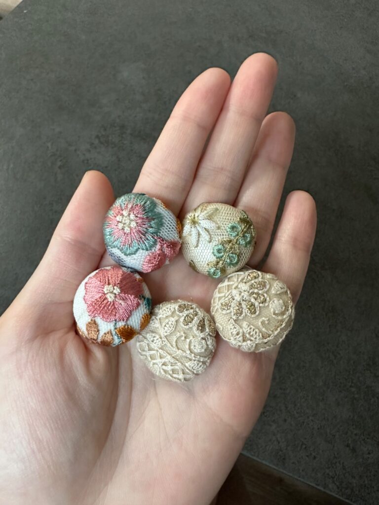 くるみボタンキット ダイソー レビュー 2枚目