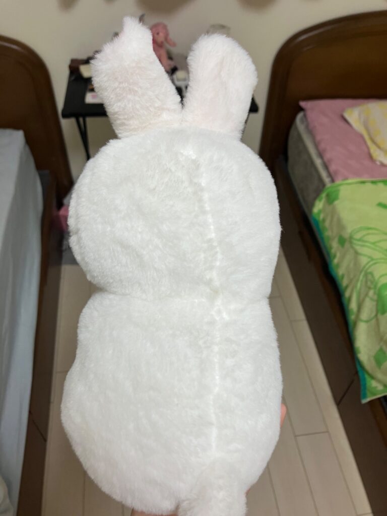 ぬいぐるみおすわりラビット ワッツ レビュー 2枚目