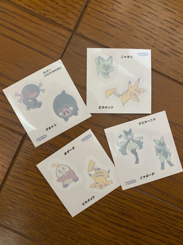 エンスカイ　ポケモン　みずぴたシール セリア 夏休みに！おしゃれなボディシール