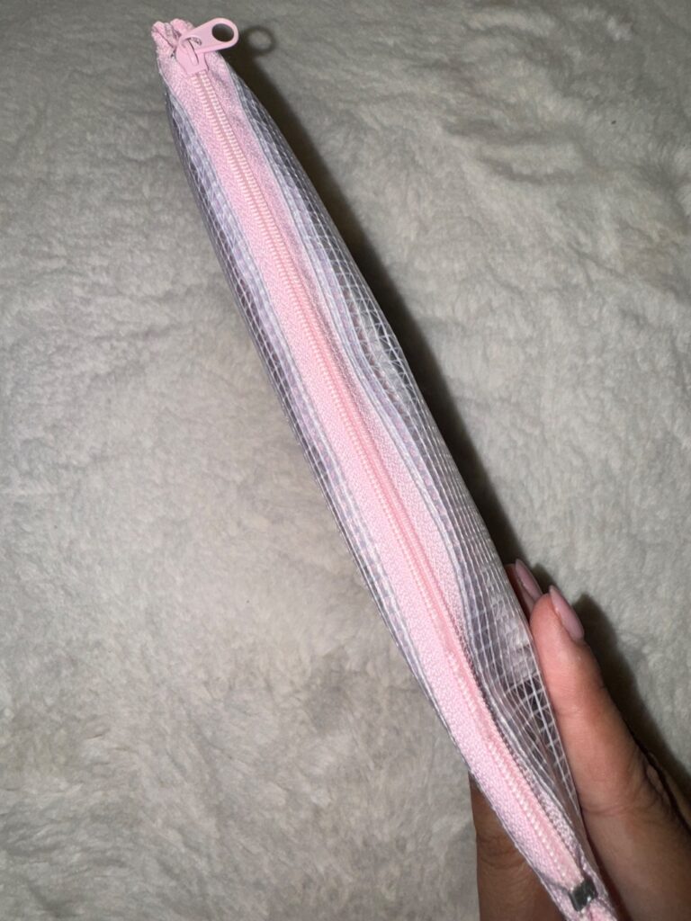 チャック付きポーチ ダイソー 領収書の管理のため購入