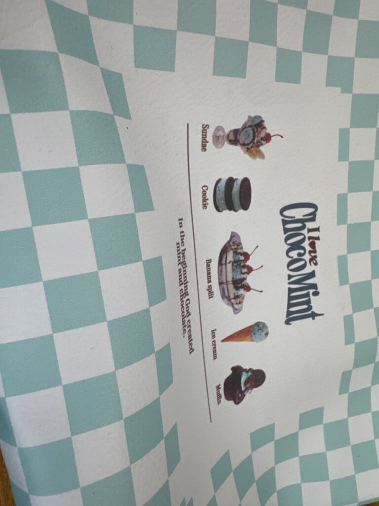 チョコミント フラットポーチ サンキューマート 可愛い