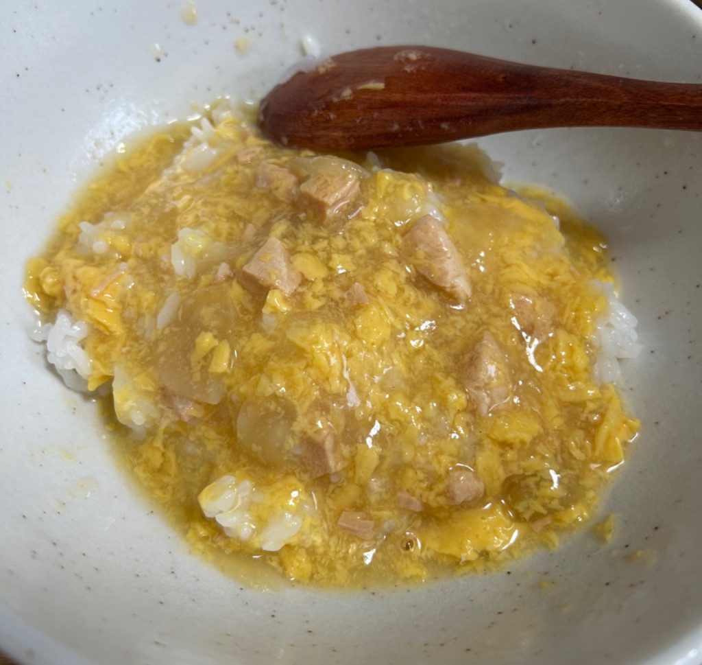 マルハニチロ 親子丼 ダイソー 出汁が効いてて美味しい