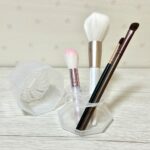 ダイソー メイクブラシクリーナー コンパクトにまとまるので収納場所に困らない