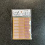 ラベルシール セリア レビュー 1枚目
