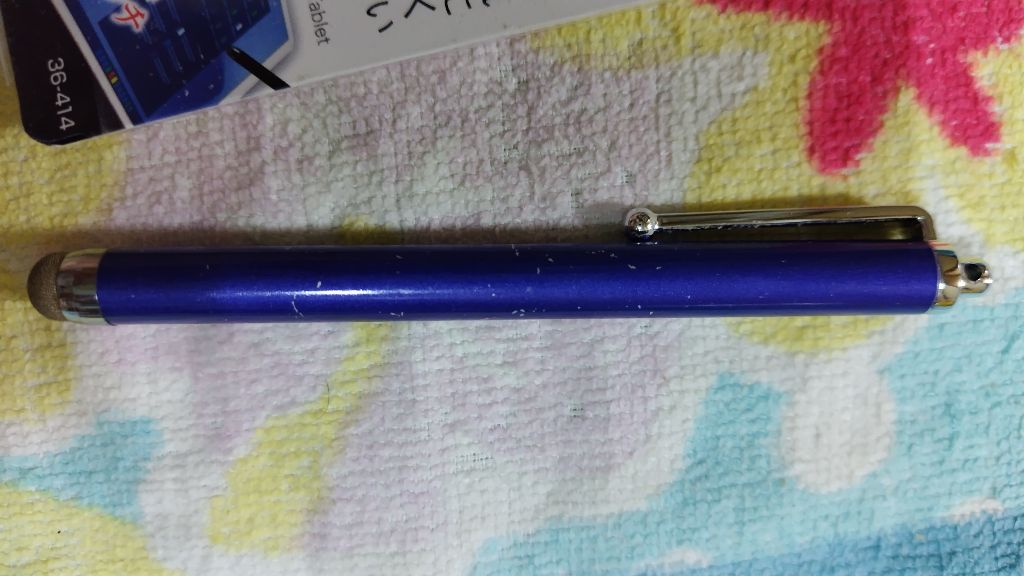 導電繊維タッチペン 110円 ワッツ ワッツ クリップ付きでポケットに刺せる