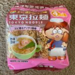東京拉麺　エビ塩トンコツ味 ダイソー お湯でラーメンにしても良いしそのままおやつにしても良い