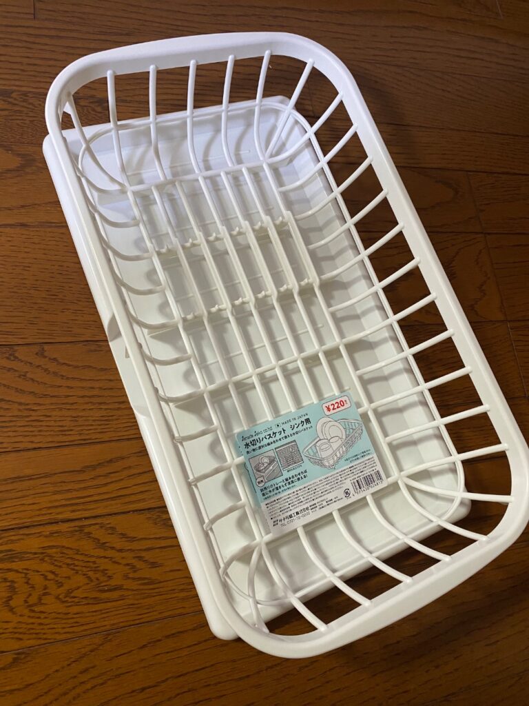 水切りバスケットシンク用 ワッツ 別売りの水切りトレーにぴったり