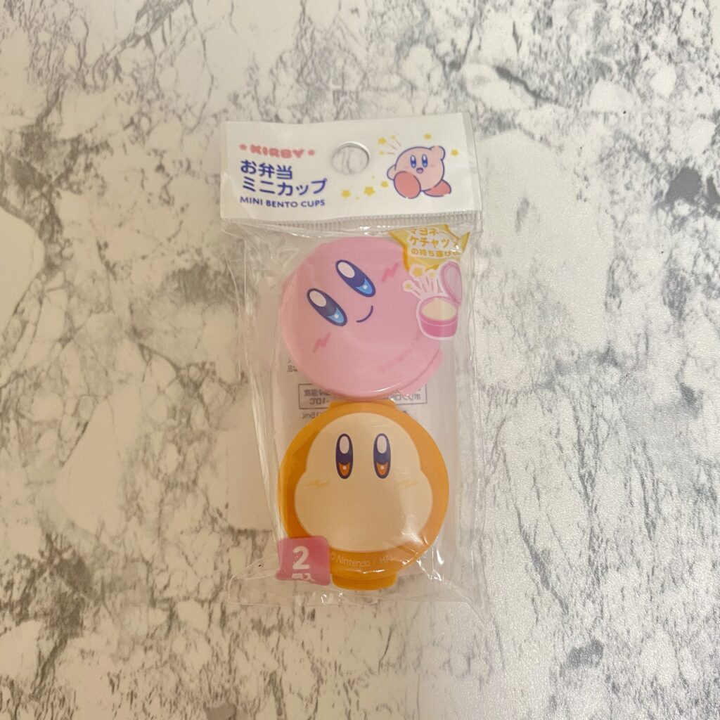 セリアのカービィお弁当ミニカップ　