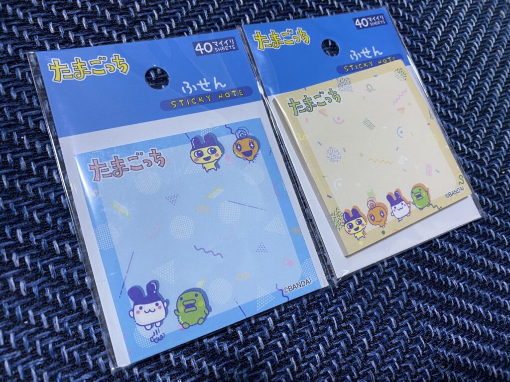 ダイソーたまごっちコラボ商品　ふせん