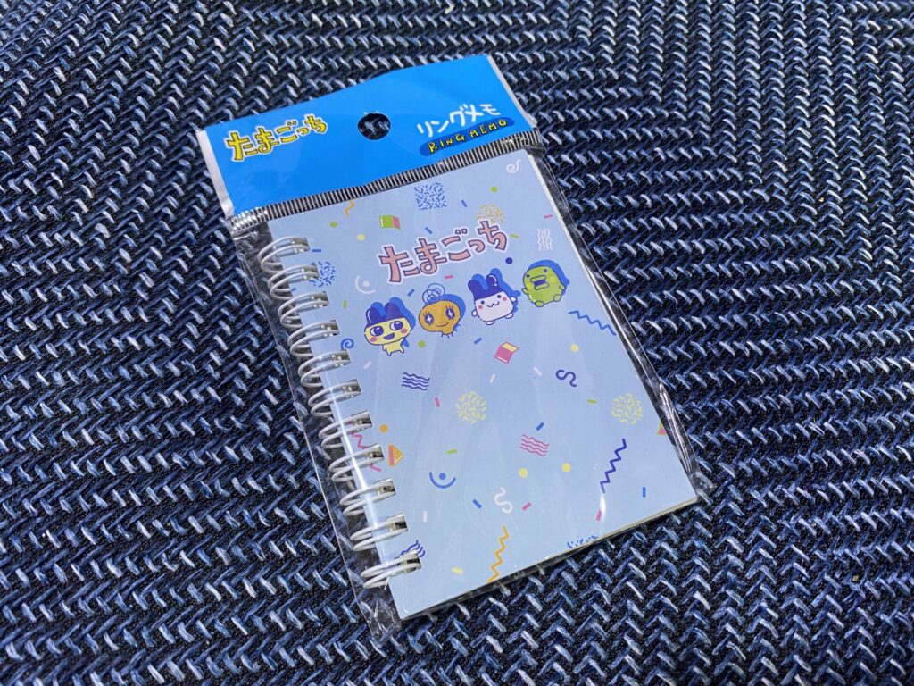 ダイソーたまごっちコラボ商品　リングメモ　メモ帳