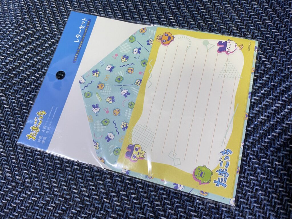 ダイソーたまごっちコラボ商品　レターセット