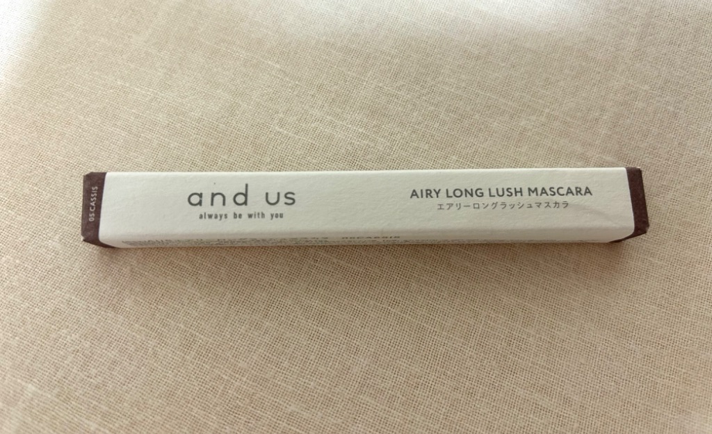 andus エアリーロングラッシュマスカラ 05CASSIS 3COINS（スリコ） 大人カラーが可愛い