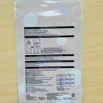 そば・うどん用保存袋（アルミ、2枚入） ダイソー 乾燥＆ニオイ移りを防ぐ！立てて収納できるアルミ保存袋