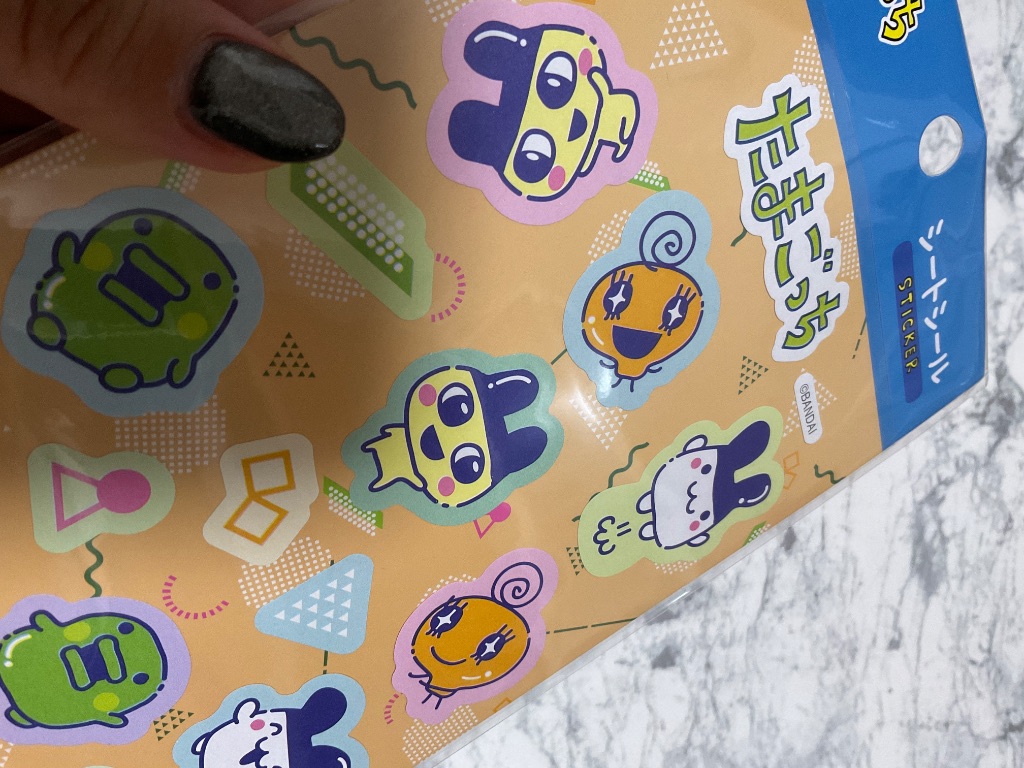 たまごっち　シートシール ダイソー レビュー 3枚目