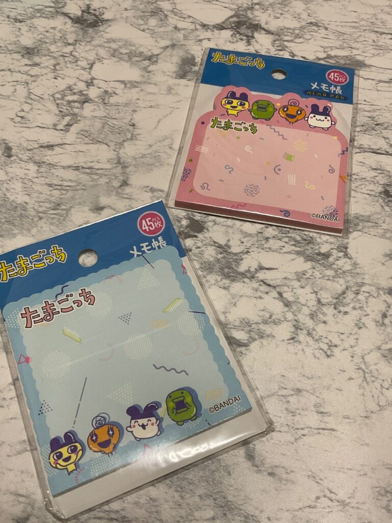 たまごっち　メモ帳 ダイソー レビュー 1枚目